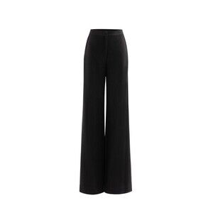 Saiid Kobeisy Jet Black Wide-Leg Tailored Pants - NWT